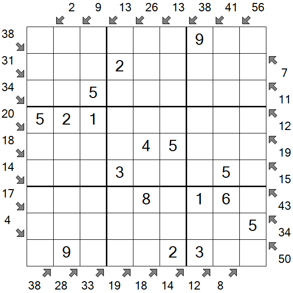 Little Killer Sudoku - Fácil