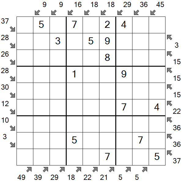 Little Killer Sudoku - Einfach