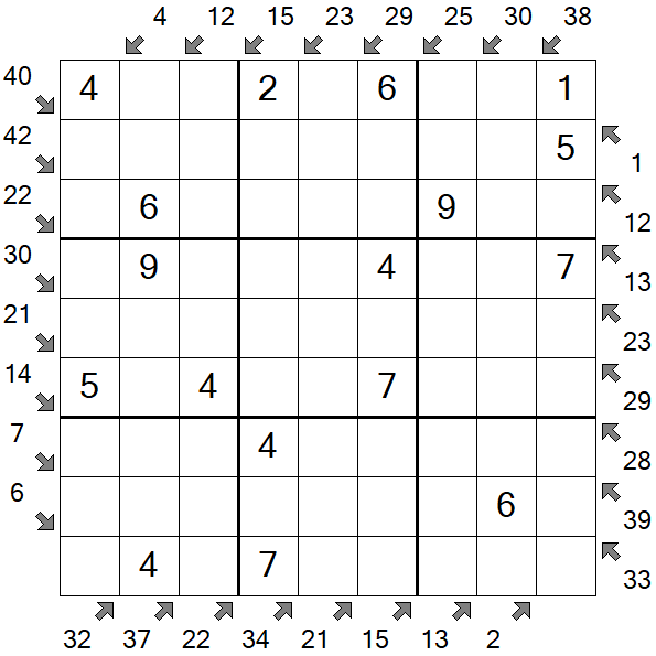 Little Killer Sudoku - Easy
