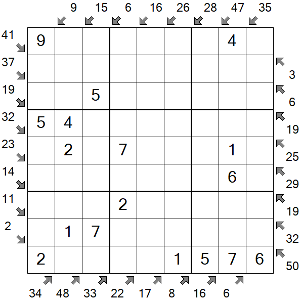 Little Killer Sudoku - Easy