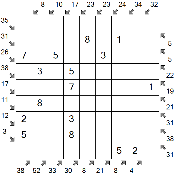 Little Killer Sudoku - Easy