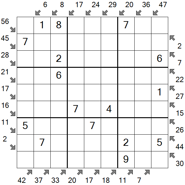 Little Killer Sudoku - Easy