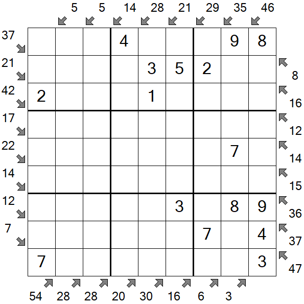 Little Killer Sudoku - Easy