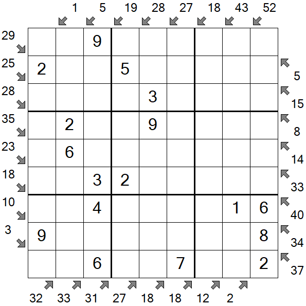 Little Killer Sudoku - Easy