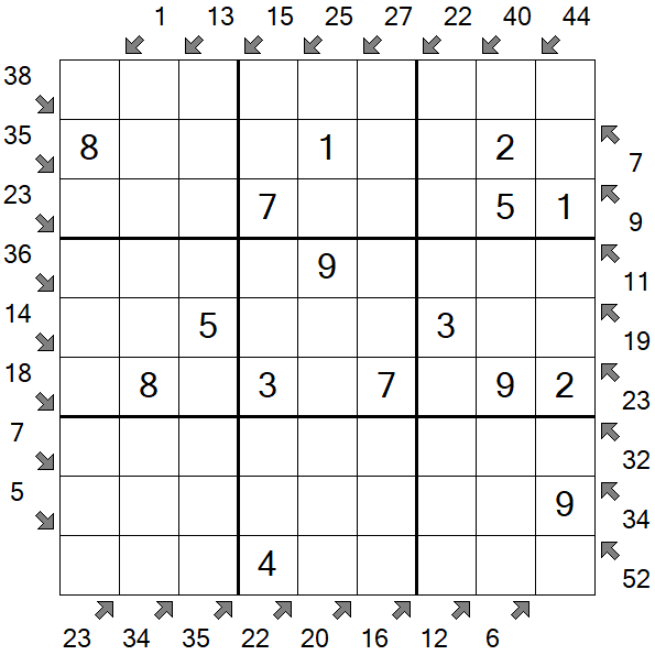 Little Killer Sudoku - Easy