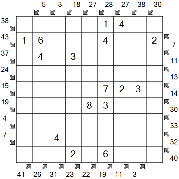 Little Killer Sudoku - Easy