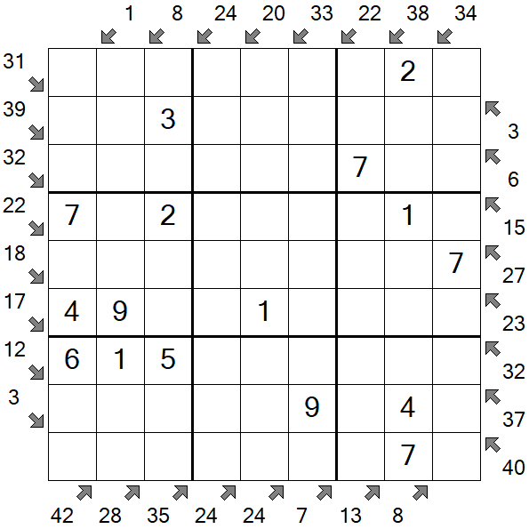 Little Killer Sudoku - Easy