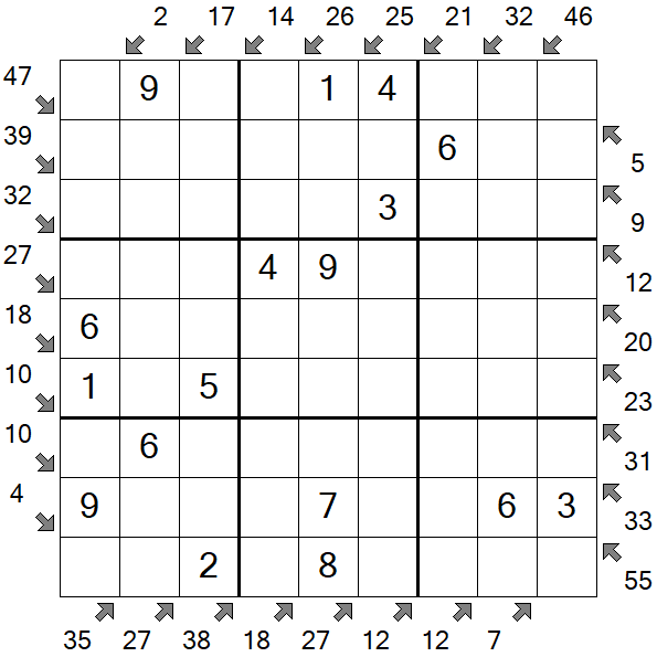 Little Killer Sudoku - Easy