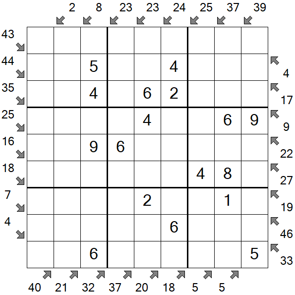 Little Killer Sudoku - Fácil