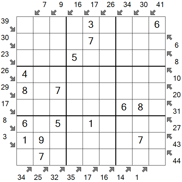 Little Killer Sudoku - Fácil