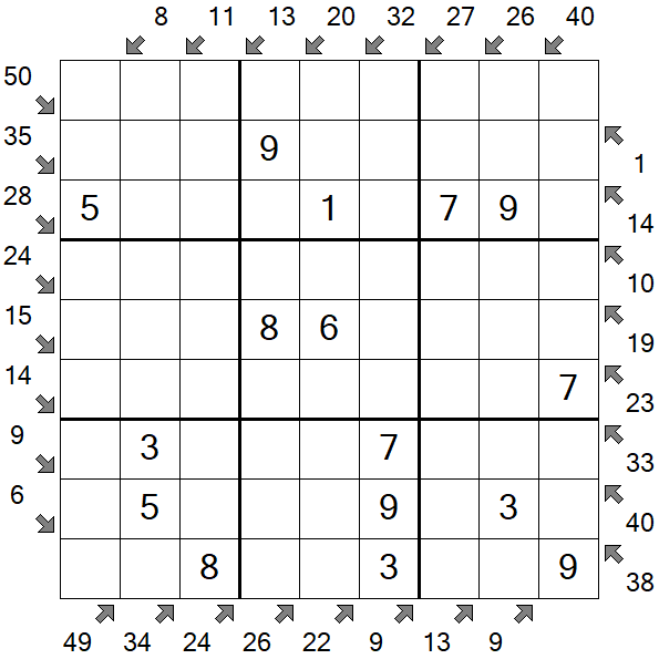 Little Killer Sudoku - Easy