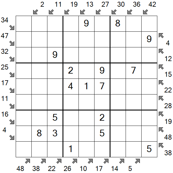 Little Killer Sudoku - Simple