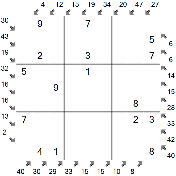Little Killer Sudoku - Easy