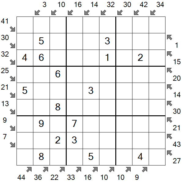 Little Killer Sudoku - Einfach