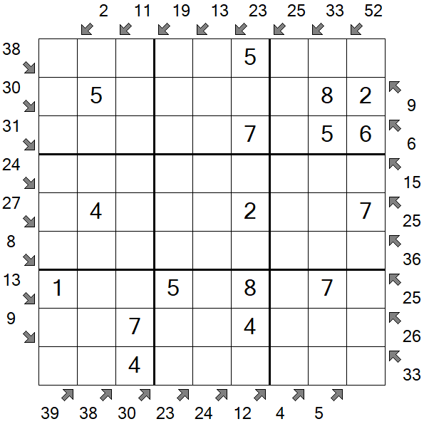 Little Killer Sudoku - Easy