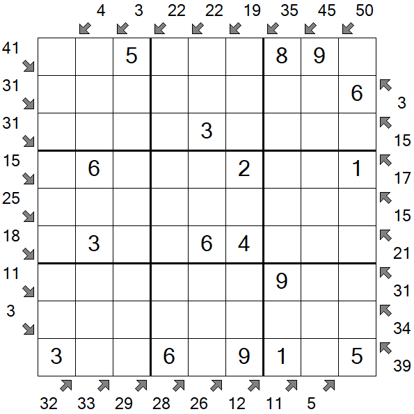 Little Killer Sudoku - Easy