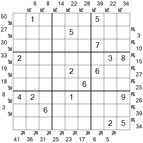 Little Killer Sudoku - Easy