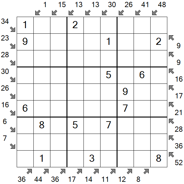 Little Killer Sudoku - Easy
