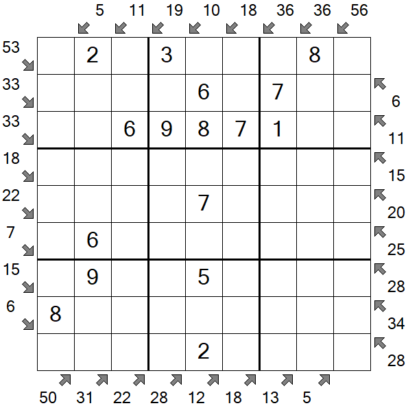 Little Killer Sudoku - Einfach