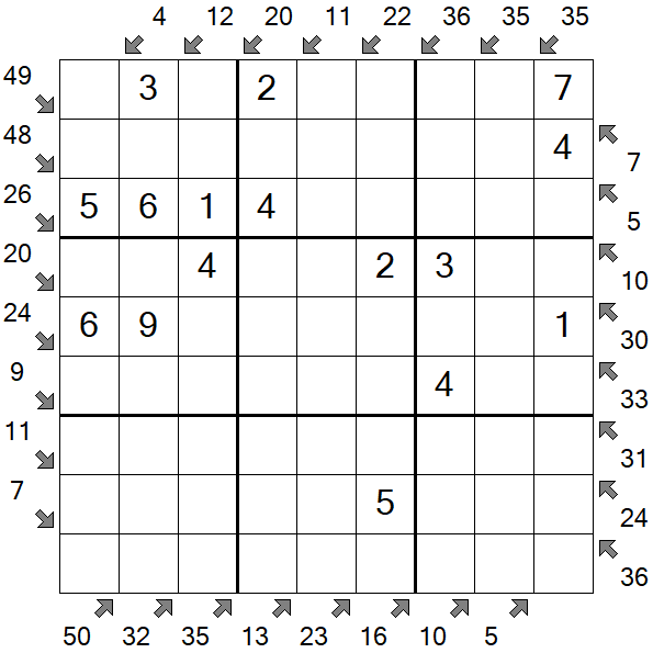 Little Killer Sudoku - Easy