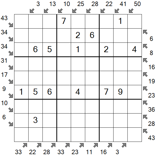 Little Killer Sudoku - Easy