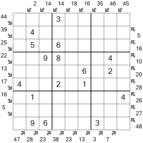Little Killer Sudoku - Simple