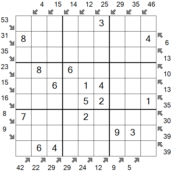 Little Killer Sudoku - Fácil