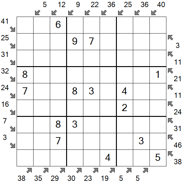 Little Killer Sudoku - Fácil