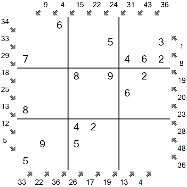 Little Killer Sudoku - Simple