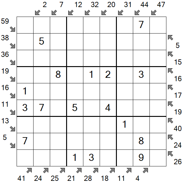 Little Killer Sudoku - Easy