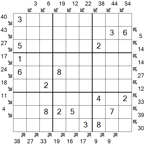 Little Killer Sudoku - Fácil