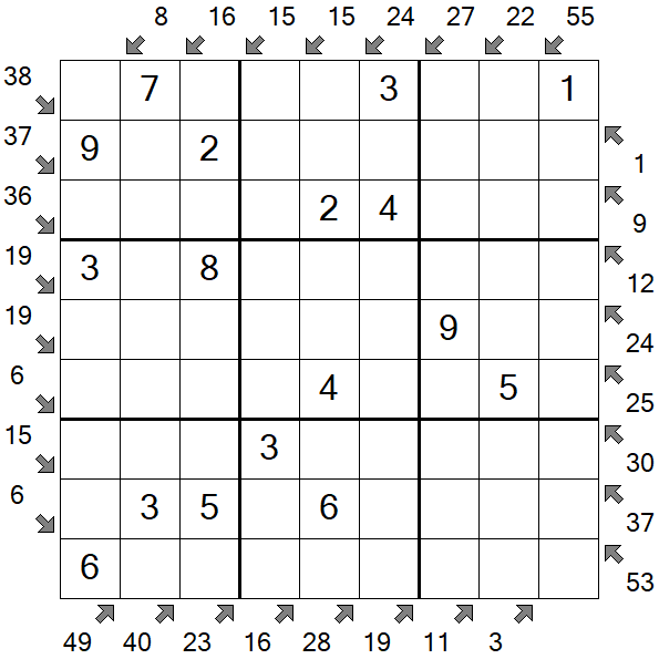 Little Killer Sudoku - Einfach