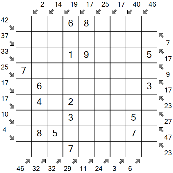 Little Killer Sudoku - Einfach