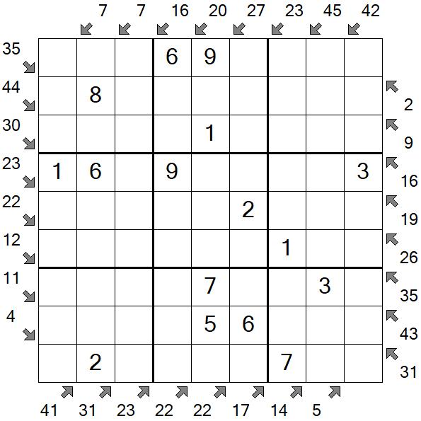 Little Killer Sudoku - Simple