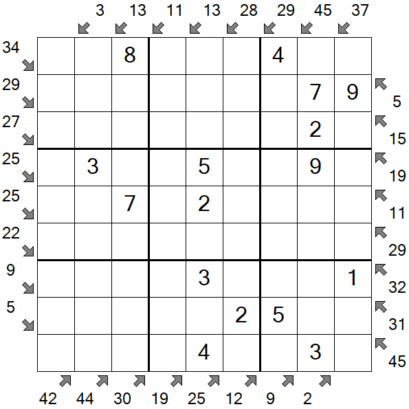 Little Killer Sudoku - Simple