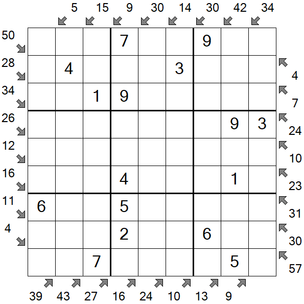Little Killer Sudoku - Simple