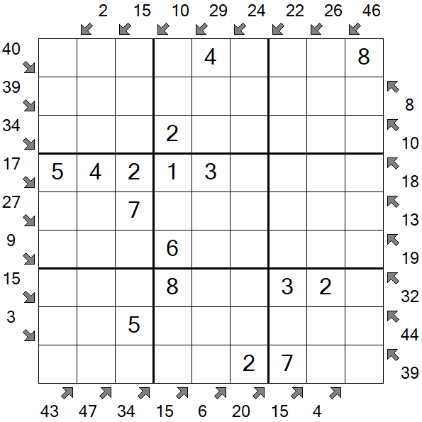 Little Killer Sudoku - Einfach