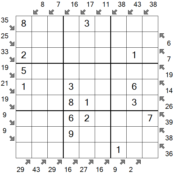 Little Killer Sudoku - Einfach
