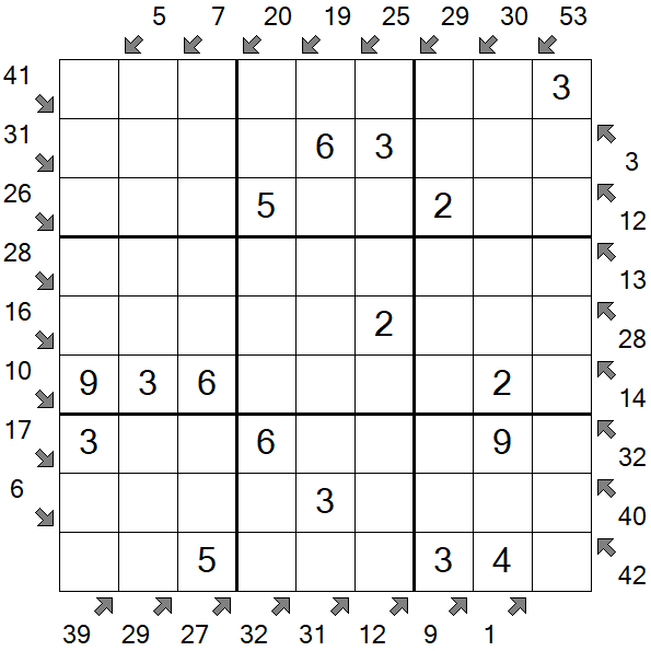 Little Killer Sudoku - Einfach