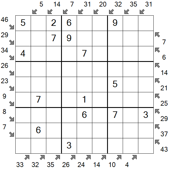 Little Killer Sudoku - Einfach