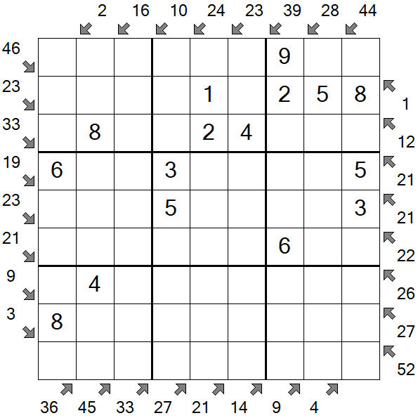 Little Killer Sudoku - Einfach