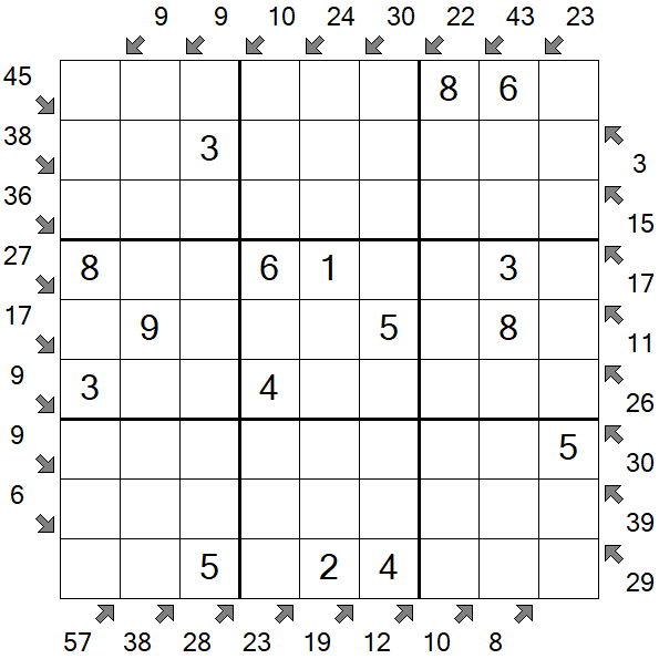 Little Killer Sudoku - Easy