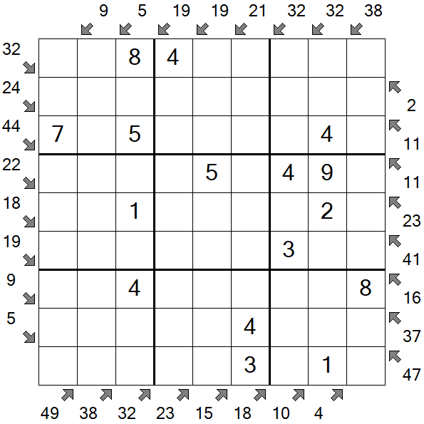 Little Killer Sudoku - Simple