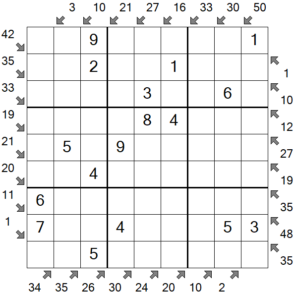 Little Killer Sudoku - Simple