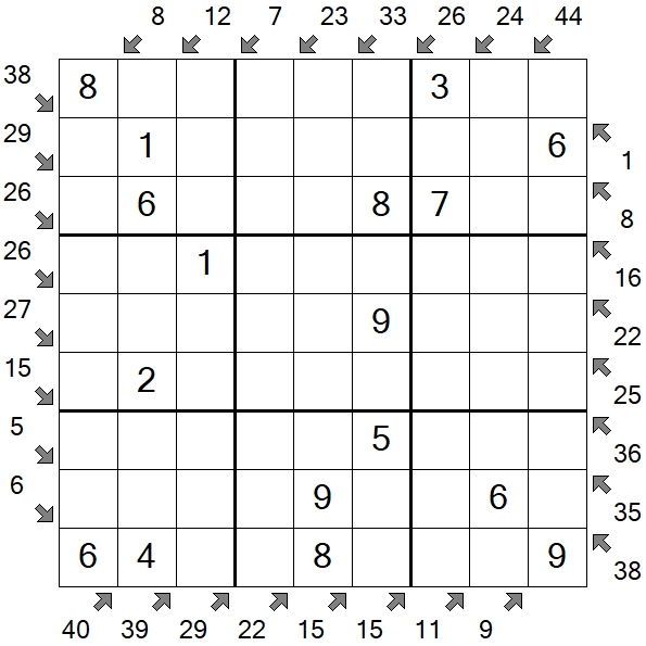 Little Killer Sudoku - Simple