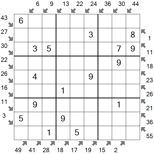 Little Killer Sudoku - Easy