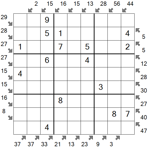 Little Killer Sudoku - Easy
