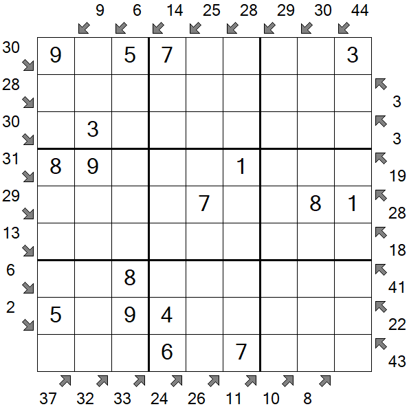 Little Killer Sudoku - Simple