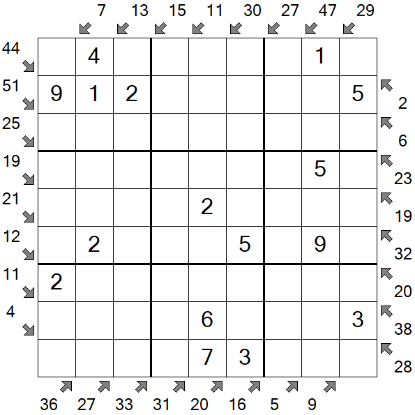 Little Killer Sudoku - Simple