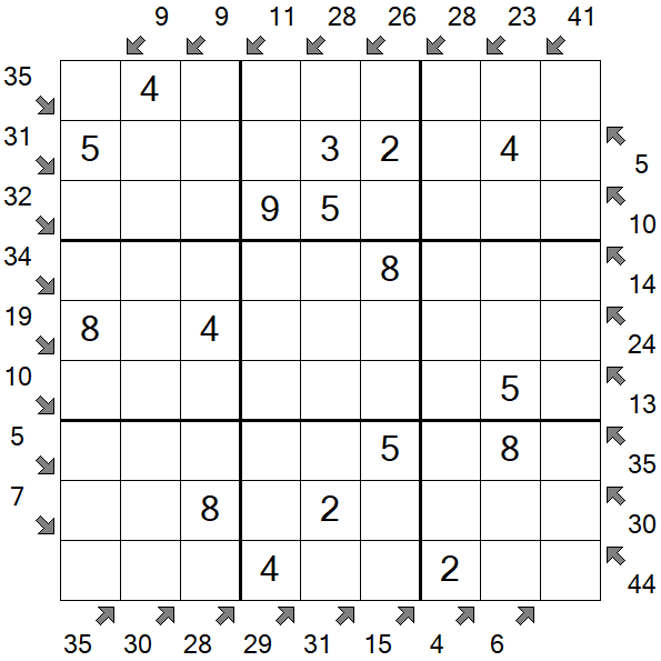 Little Killer Sudoku - Simple